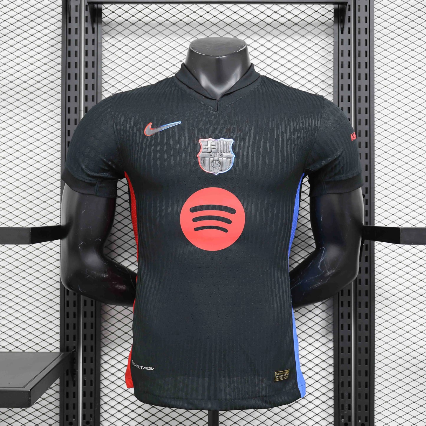 Barcelona Away Jersey Spotify Logo Without Text Player Version 2024/25