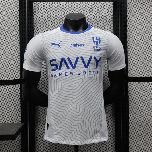 Al Hilal Saudi away advertising version player 24/25 T-shirt