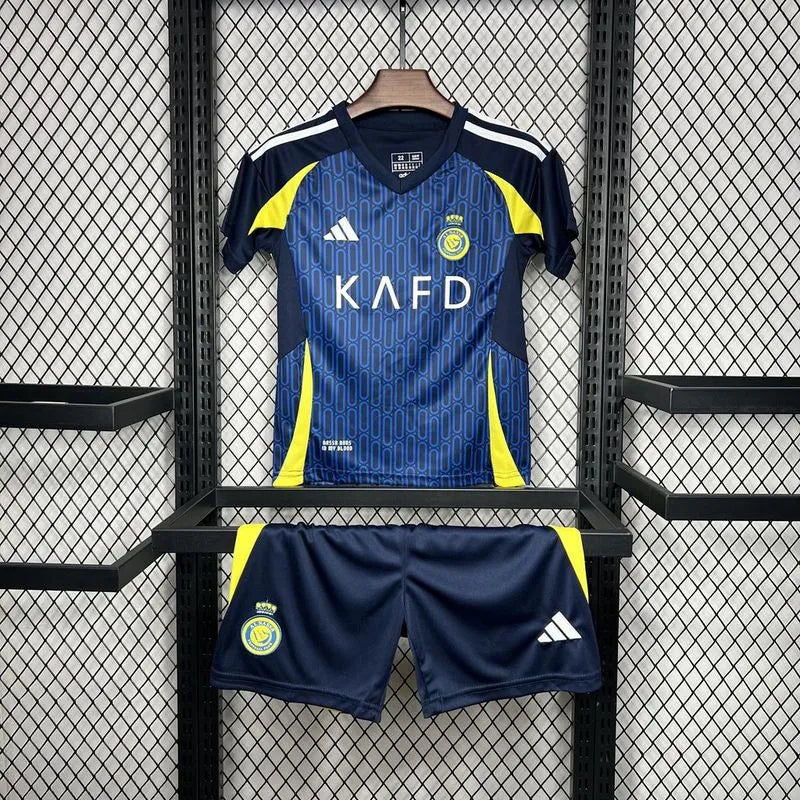 Kids Al Nassr Away Kit Jersey+Shorts 2024/25