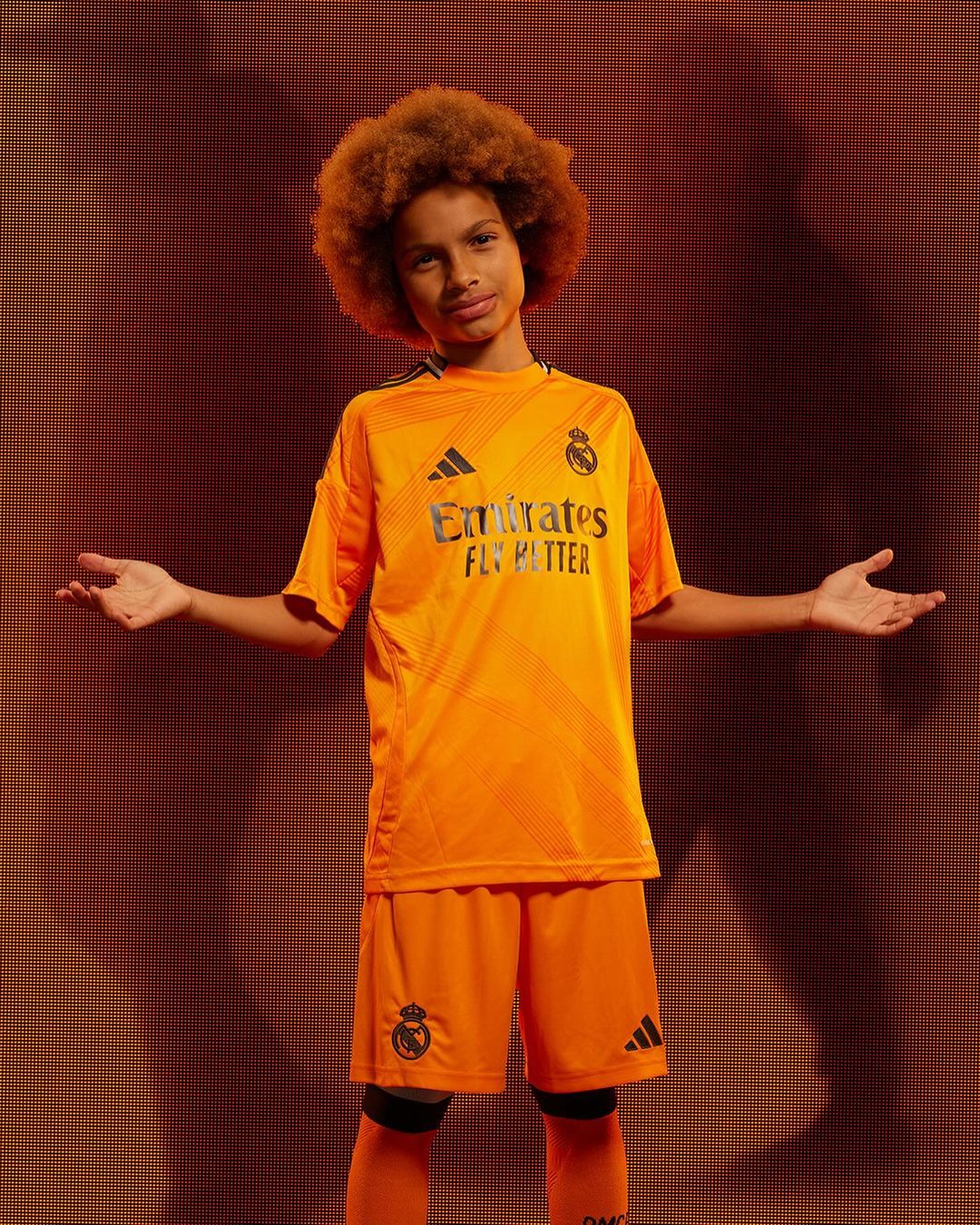 Retro Kids Kit  Real Madrid Second away