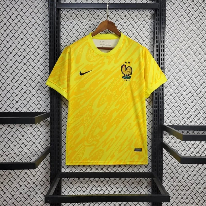 France Goalkeeper Yellow 24/25 T-shirt