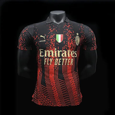 AC Milan Red Pixel  T-Shirt