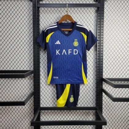 Kids Al Nassr Away Kit Jersey+Shorts 2024/25