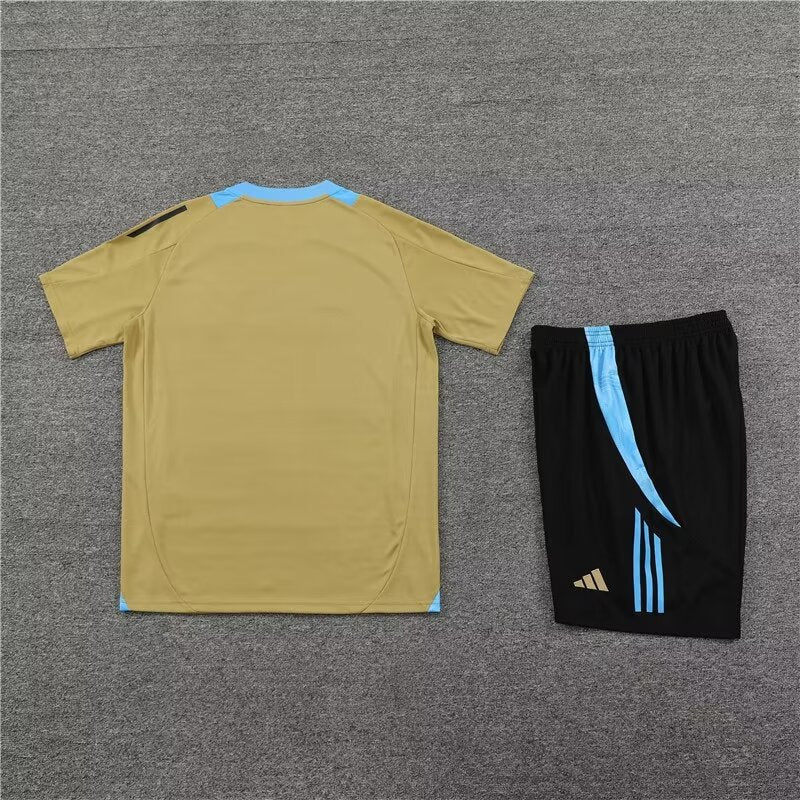 kids kit Argentina Gold Short Sleeves  24/25