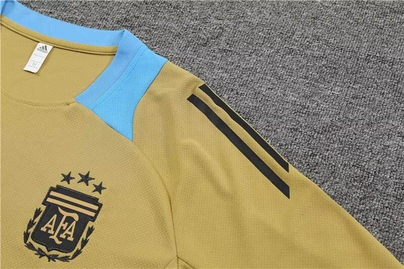 kids kit Argentina Gold Short Sleeves  24/25