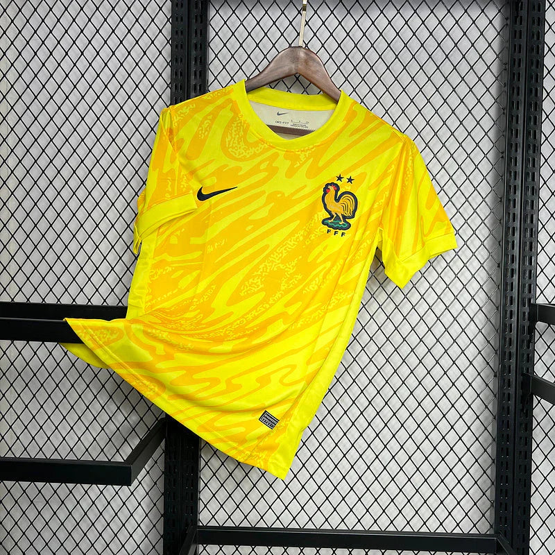 France Goalkeeper Yellow 24/25 T-shirt