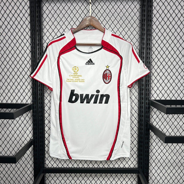 AC Milan Ronaldo #99 Kakà #22 Maldini #3 Pirlo #21 UCL Final Retro Jersey Away Replica 200607