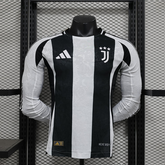 Juventus Home Kit 24/25 – Long Sleeved Player Version